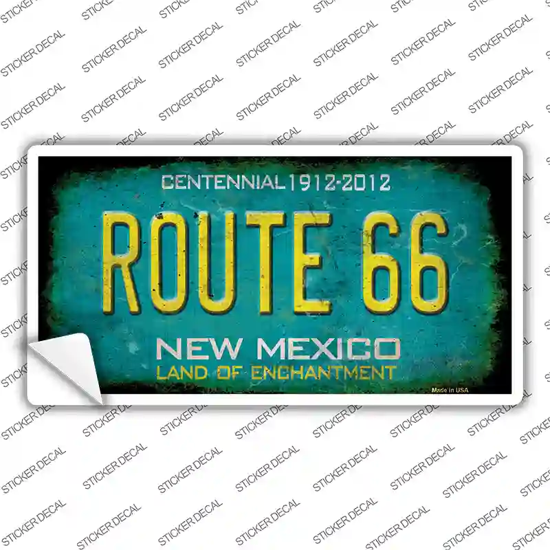 Route 66 New Mexico Novelty Sticker Decal