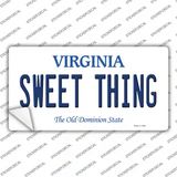 Sweet Thing Virginia Novelty Sticker Decal
