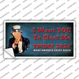 I Want You to Elect Me Trump 2024 Novelty Sticker Decal