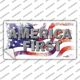 America First Novelty Sticker Decal