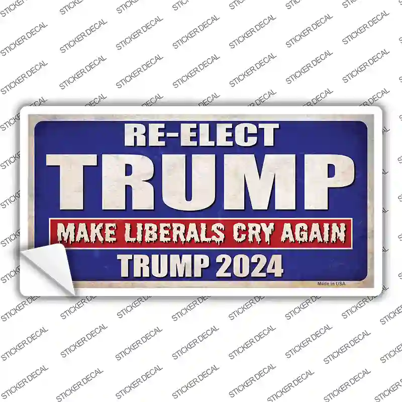 Re-Elect Trump Novelty Sticker Decal