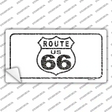 Route 66 Distressed Novelty Sticker Decal