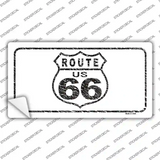 Route 66 Distressed Novelty Sticker Decal