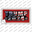 Trump 2024 Flag Novelty Sticker Decal
