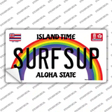 Surfsup Hawaii Novelty Sticker Decal