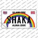 Shaka Hawaii Novelty Sticker Decal