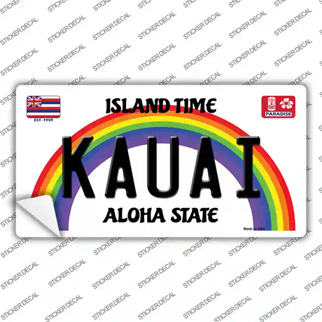 Kauai Hawaii Novelty Sticker Decal