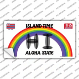 Hawaii Surfboard Novelty Sticker Decal