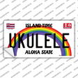 Ukulele Hawaii Novelty Sticker Decal