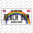 Beach Bum Hawaii Novelty Sticker Decal