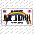 Made In Hawaii Novelty Sticker Decal