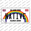 Native Hawaii Novelty Sticker Decal