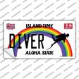 Diver Hawaii Novelty Sticker Decal