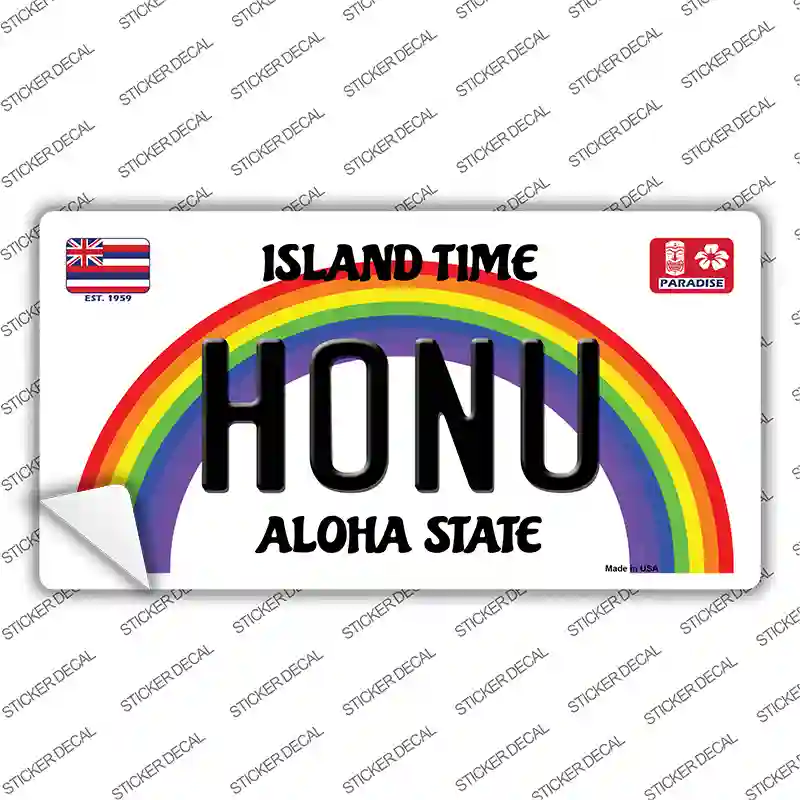 Honu Hawaii Novelty Sticker Decal