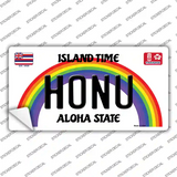 Honu Hawaii Novelty Sticker Decal