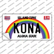 Kona Hawaii Novelty Sticker Decal