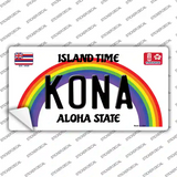 Kona Hawaii Novelty Sticker Decal