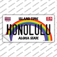 Honolulu Hawaii Novelty Sticker Decal