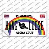 Hang Loose Hawaii Novelty Sticker Decal