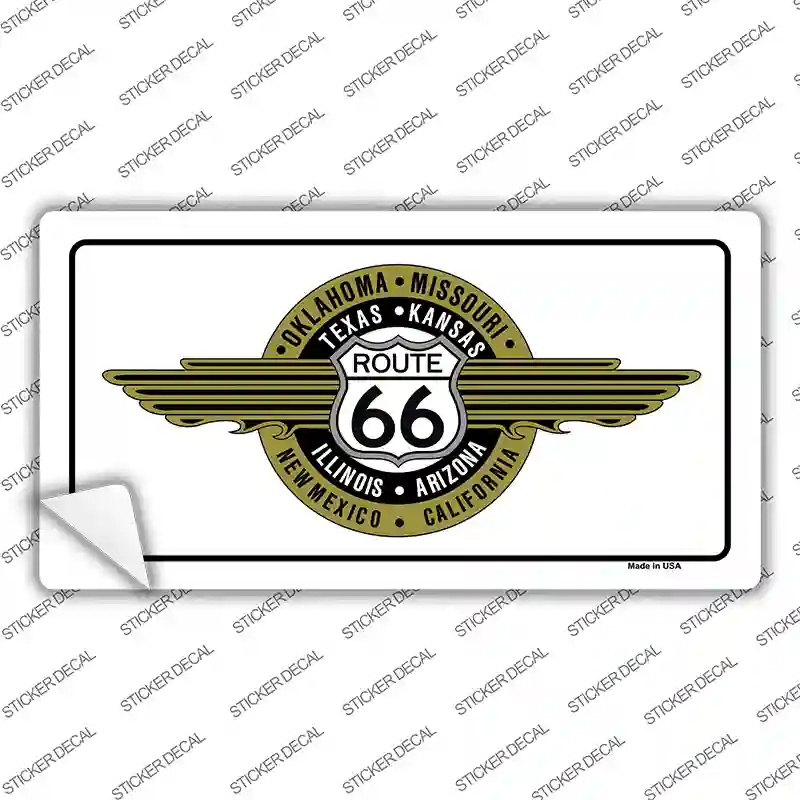 Route 66 Shield Emblem Novelty Sticker Decal
