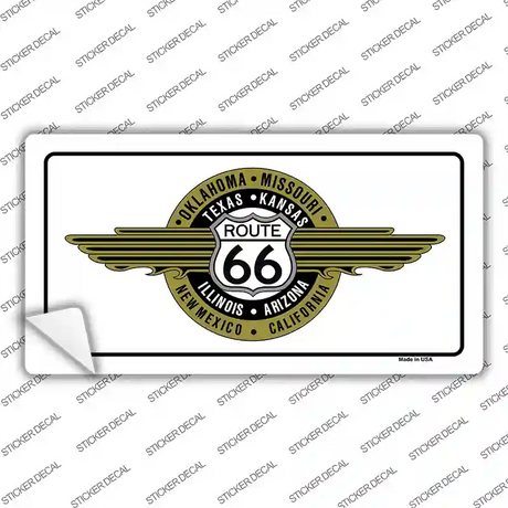 Route 66 Shield Emblem Novelty Sticker Decal