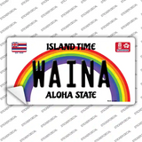 Waina Hawaii Novelty Sticker Decal
