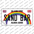 Sand Bar Hawaii Novelty Sticker Decal