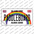 Paddleboard Hawaii Novelty Sticker Decal