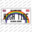 High Tide Hawaii Novelty Sticker Decal