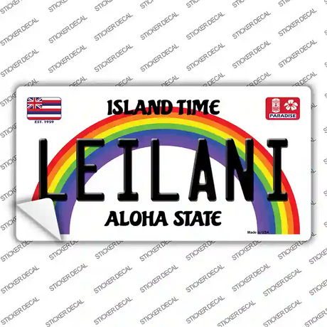 Leilani Hawaii Novelty Sticker Decal