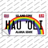 Hau Oli Hawaii Novelty Sticker Decal