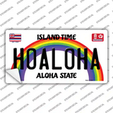 Hoaloha Hawaii Novelty Sticker Decal