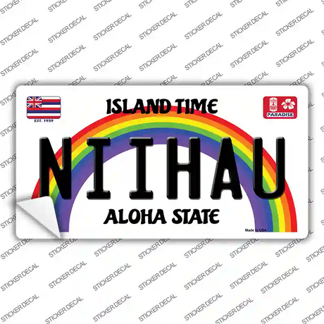 Niihau Hawaii Novelty Sticker Decal