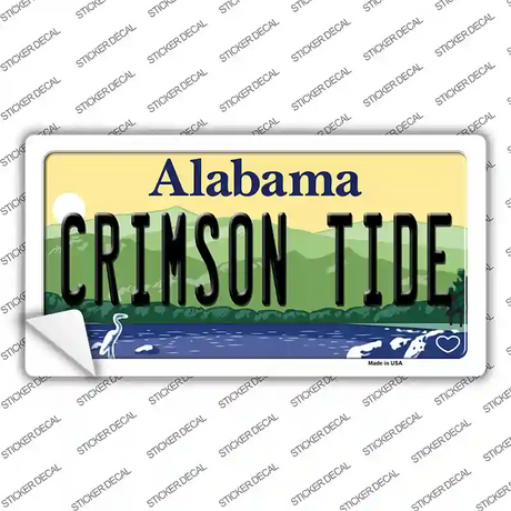 Crimson Tide Novelty Sticker Decal