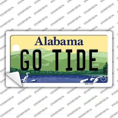 Go Tide Novelty Sticker Decal