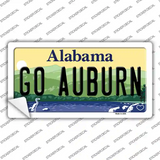 Go Auburn Novelty Sticker Decal