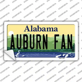Auburn Fan Novelty Sticker Decal
