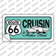 Route 66 Retro Cruisin Novelty Sticker Decal