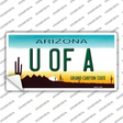 Univ of Arizona Novelty Sticker Decal
