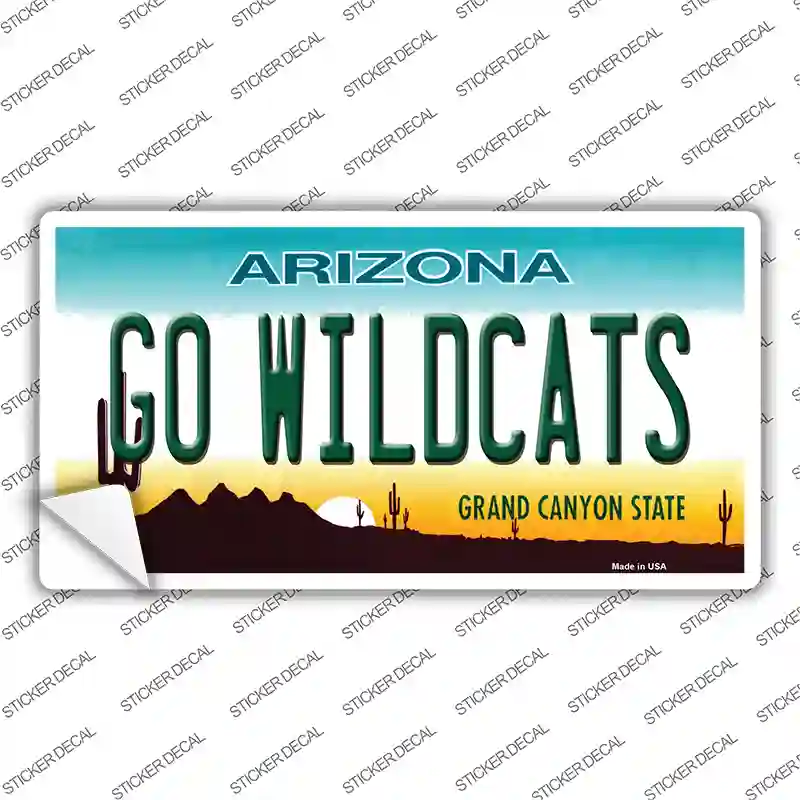Go Wildcats Novelty Sticker Decal