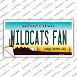 Wildcats Fan Novelty Sticker Decal