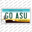 Go Arizona State Novelty Sticker Decal