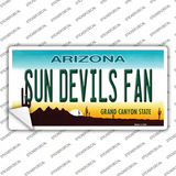 Sun Devils Fan Novelty Sticker Decal