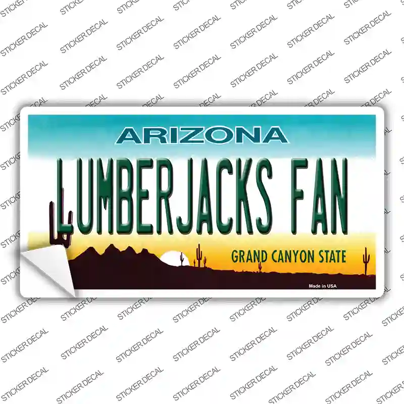 Lumberjacks Fan Novelty Sticker Decal