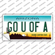 Go Univ of Arizona Novelty Sticker Decal