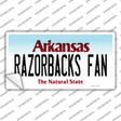 Razorbacks Fan Novelty Sticker Decal