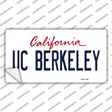 UC Berkeley Novelty Sticker Decal
