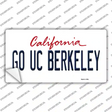 Go UC Berkeley Novelty Sticker Decal