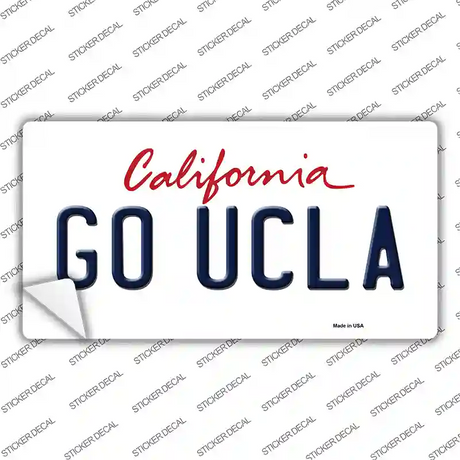 Go UCLA Novelty Sticker Decal
