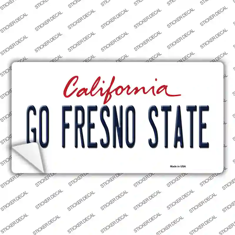 Go Fresno State Novelty Sticker Decal